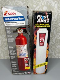 Lot Of 2 Kidde & First Alert Multi Purpose Fire Extinguishers