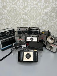 Vintage Film Camera Lot #2: Kodak, Keystone, Imperial, Brownie, Instamatic