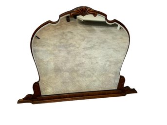 Vintage Victorian Style Dresser Mirror With Beveled Edge