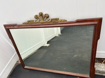 White Furn. Co. Large Antique Mantle Mirror 43 3/4' Long X 35 3/4' Tall.