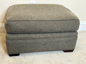 Fabric Cushion Top Ottoman