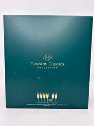 Lenox Tuscany Classics Set Of 6 Crystal Party Flutes