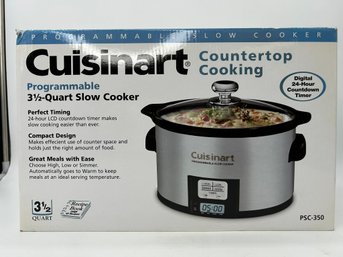 Cuisinart 3 1/2 Quart Programmable Countertop Slow Cooker