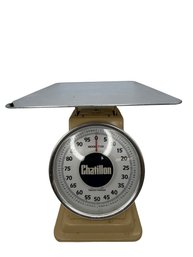 Chatillon Large Table Top Scale T100 100lb With Original Box