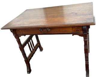 Neoclassical Desk With Symmetrical Ornate Legs