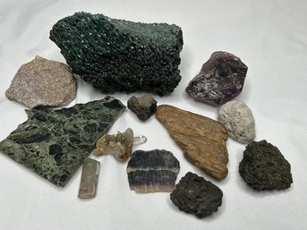 Collection Of Loose Gems, Rocks, Crystals, Geode Or Minerals