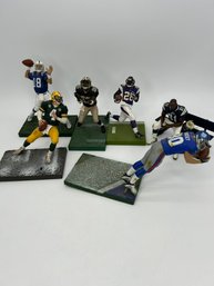 Collection Of NFL Football Action Figures By McFarlane Toys And Other Brands Brady