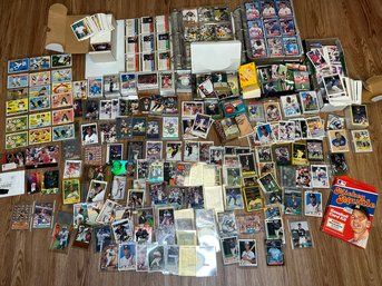 Massive Baseball, Basketball & Football Sports Card Collection With A Lot Of Rookie Cards