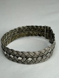 Sterling Silver Braided Design Bracelet