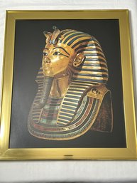 The Gold Funerary Mask Of King Tutankhamen
