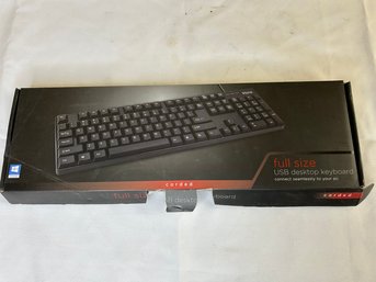 Full Size USB Desktop Corded Keyboard