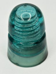 Antique Blue Glass Electrical Insulator