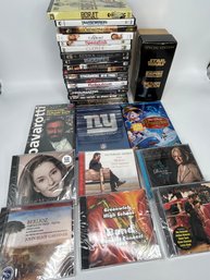 Mixed Media Collection New & Used DVDS, CD's & VHS