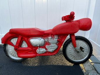 Vintage 1960's Irwin Toy Co. Pedal Motorcycle Bicycle 35' Long