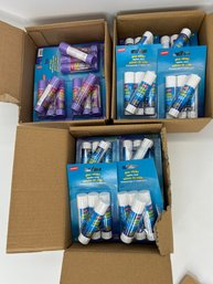 Staples Glue Sticks-  3 Cases