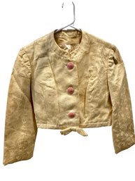 3 Button Petite Cream 1/2 Jacket