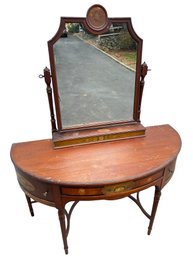 Antique French Country Style Dressing Table Vanity