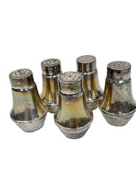 Collection Of 5 Weighted Sterling Silver Salt & Pepper Shakers