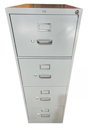 HON 4 Drawer Legal Size Metal Upright Filing Cabinet With Key #2732