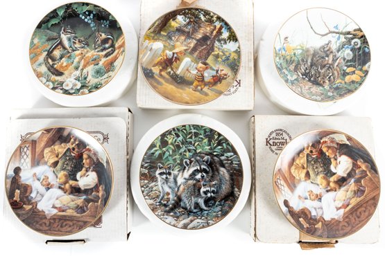 Danbury Mint 'Woodland Creatures' Collectors Plates