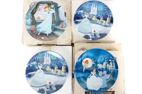Edwin M. Knowles Walt Disney's Cinderella Porcelain Collector's Plates