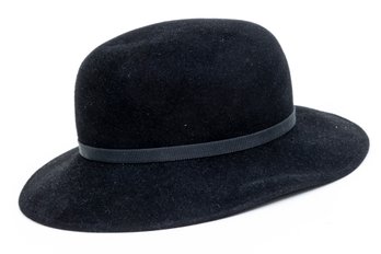 Frank Olive For Neiman Marcus Felt Cloche Cap