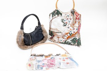 Trio Of Vintage Handbags