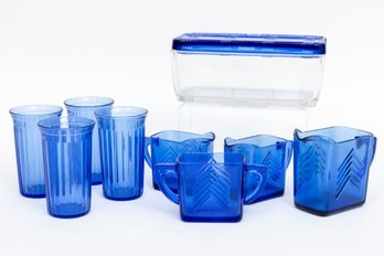 Hazel Atlas Cobalt Blue Glassware