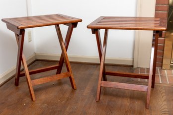 Pair Of Levenger Collapsible Tables