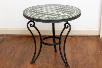 Moroccan Mosaic Tile Top Table