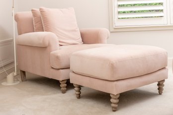 Amalie Armchair & Ottoman By Pottery Barn