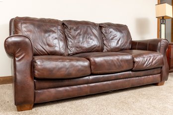 Bowden Three Seater Leather Sofa By Lane Furniture