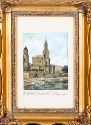 Hofkirche Dresden Cathedral Art Print