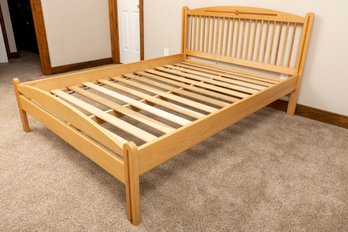 Wood Spindle Queen Bed Frame