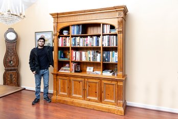 Ethan Allen Large Pine Bookcase