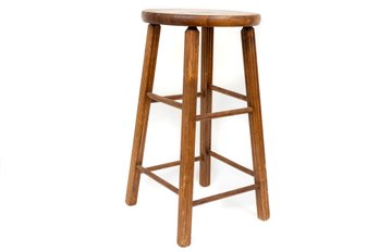 Rustic Handmade Wood Stool