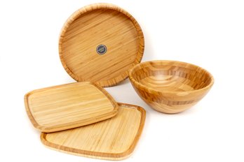 Target Home Bamboo Trays & Bowl