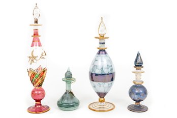 Hand Blown Israeli Perfume Bottles