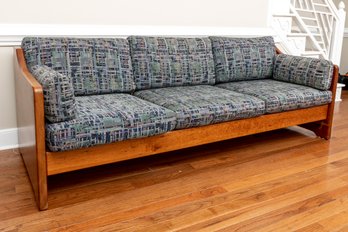 Hill Country Woodworks Custom Teak Wood Arrundel Sofa