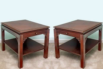 Colombian Camacho Roldan Ming-Style Side Tables