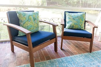 Joss & Main Rubina Eucalyptus Patio Chairs