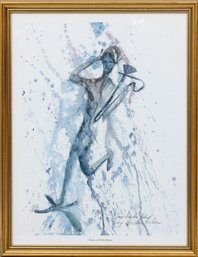 Signed Lithograph Art Print Entitled 'Dance With The Muses'