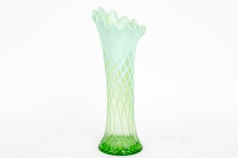 Vintage Jefferson Opalescent Glass Vase