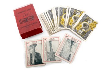 Yellowstone National Park Card Game, Cincinnati Game Co., 1898