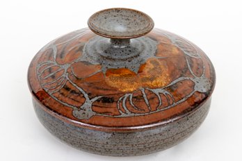 Stephen Jepson Stoneware Studio Pottery Jar