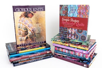 Kaffe Fassett Hard Cover Quilt Art Books (Set Of 14)