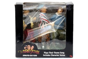 'The Three Stooges' Animated Golf Scene Battery Operated Toy