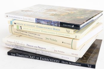 Embroidery Art Books (Set Of 7)