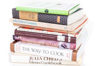 Julia Childs Kitchen & Cook Books (Set Of 9)