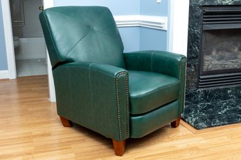 Costco Matias Top Grain Leather Recliner In Green